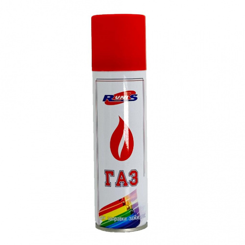 Газ для зажигалок Runis 210ml (с насадками)