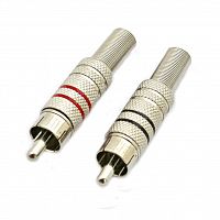 Разъем RCA штекер металл