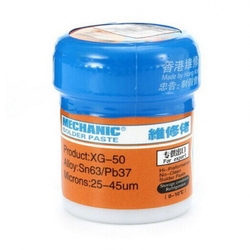 Флюс-паста BGA Mechanic XG50 35g Флюс-паста BGA Mechanic XG50 35g