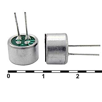 Микрофон ECM-4F-(P) d9,7mm фото 2